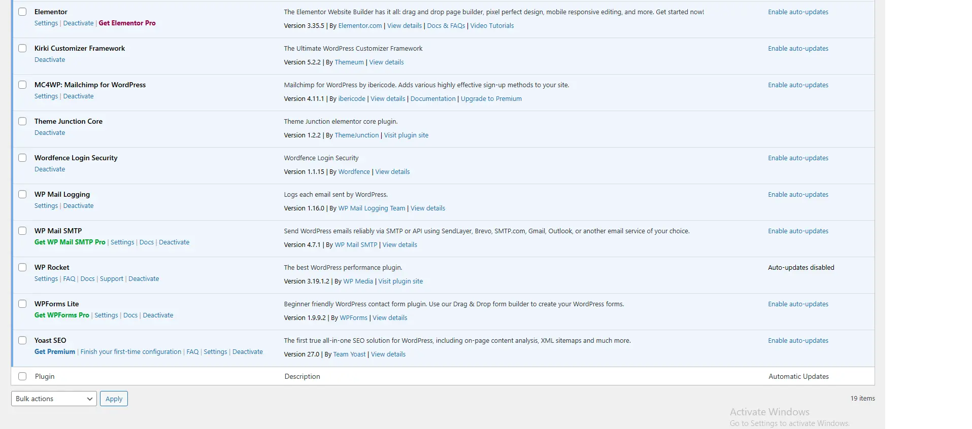 WordPress site icon connected via plugin symbol to three cloud icons labeled "AI Service," "Payment Gateway," and "CRM." Arrows showing bidirectional data flow.
