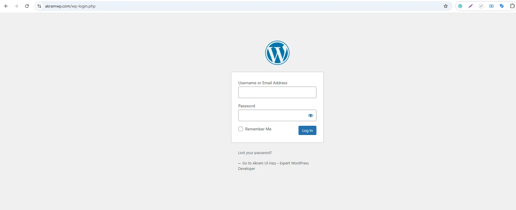 Browser address bar showing URL